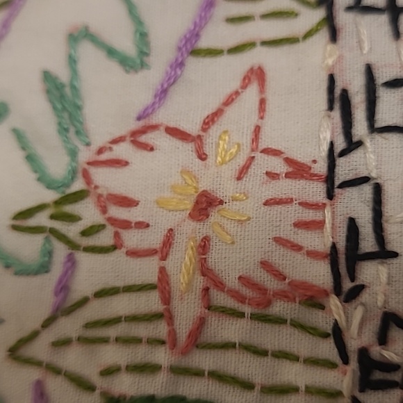 Vintage Hand Stitched Minnesota State Bird & Flower. - Picture 10 of 16